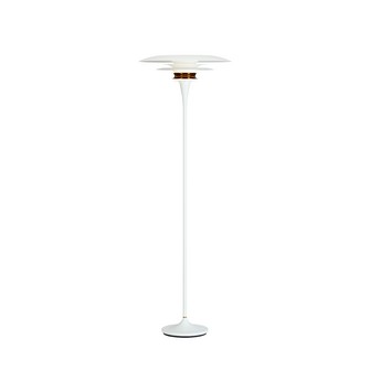 Diablo golvlampa D500 vit/mässing E27