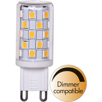 LED-lampa G9 Halo-LED, Vit