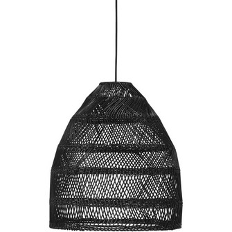 Maja Taklampa, Wicker Black 45cm