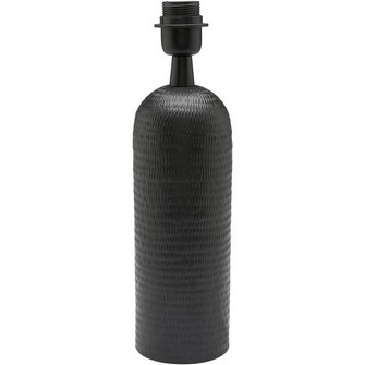 Riley Lampfot, Matt svart 38cm