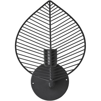 Elm vägglampa, Svart 33cm