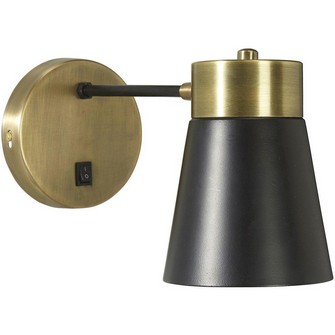 Luna vägglampa, Svart 13cm