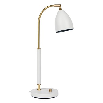 Deluxe bordslampa vit/mässing MR16