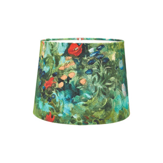 Sofia Lampskärm, Blomster Grön 20cm