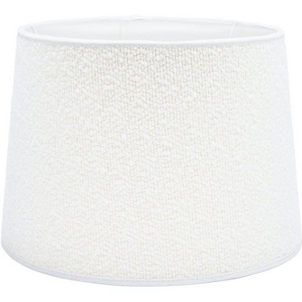 Sofia Lampskärm, Bouclette Blanc 20cm