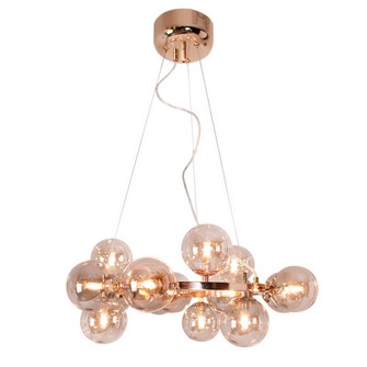 Splendor Taklampa Ø58cm Guld Amber