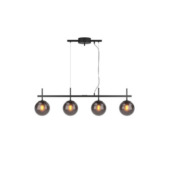 BOYLE Taklampa 4- l�gig R�kgr�/Svart