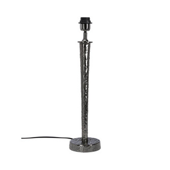 Bob lampfot, Svart nickel 53 cm