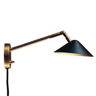 Vägglampa GRENVERK RÅMÄSS/SVART LÅNG