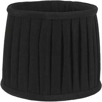 Sofia Plissé, Svart 25cm