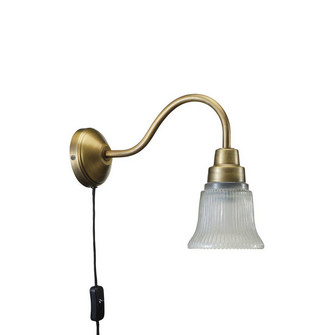 Emmi vägglampa, Antikmässing 34cm
