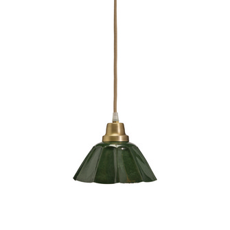 Ester fönsterlampa, Mörkgrön 17cm