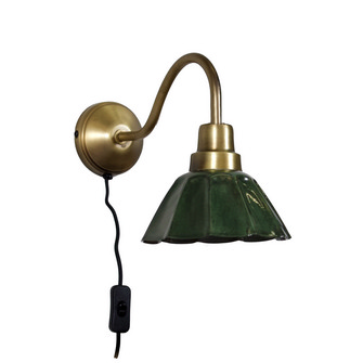 ESTER V�gglampa, M�rkgr�n 34cm