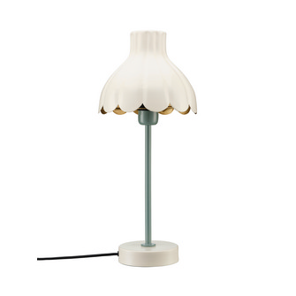 Wera bordslampa, Offwhite/grön 47cm