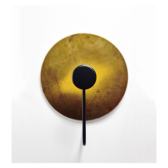 Vägglampa SOL SVART/RÅMÄSS