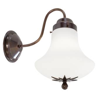 Vägglampa STOBY OXID/VIT                D 250