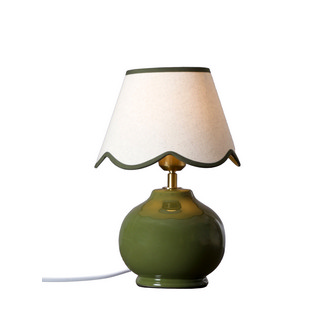 NELL Bordlampa - Mossa grn - Hjd 34cm