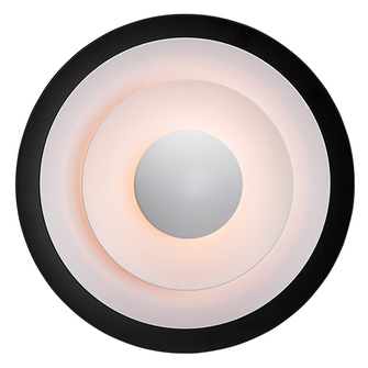 Diablo vägglampa D300 mattsvart/blankröd G9