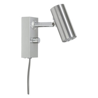 Cato vägglampa aluminium enkel GU4/MR11