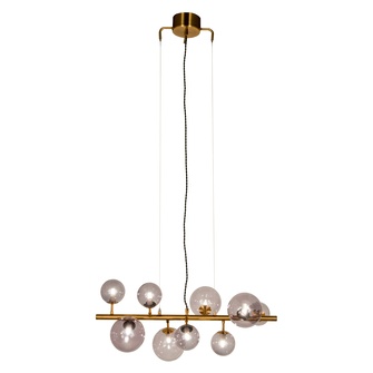 MOLEKYL taklampa L73, antik/rök