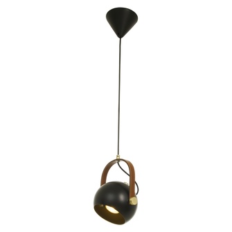 BOW taklampa, singel, svart