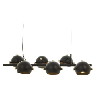 BOW taklampa 6:a, svart