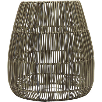 Saigon Lampskrm, Natur/Gr 38cm