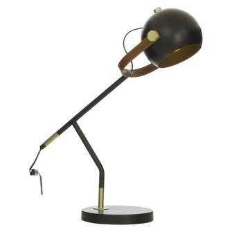 BOW skrivbordsampa, svart