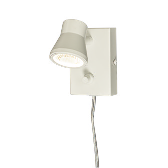 PLUTO vägglampa, vit