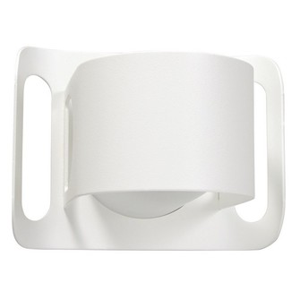 Gekko vägglampa vitstruktur E27 klart glas