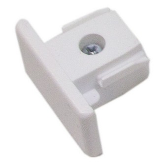 TRACKLINE ändstycke, vit