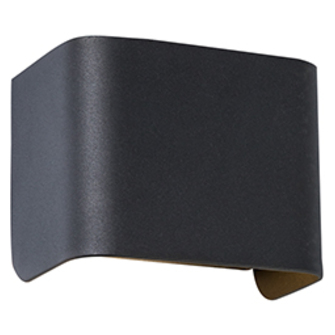 Taurus vägglampa IP54 antracit LED