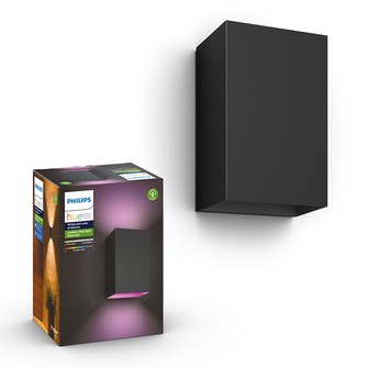 Resonate Hue WACA wall lantern black 2x8