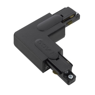 GB34-2 L-koppling Global 1-fas skena mattsvart