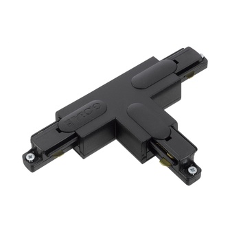 GB37-2 T-koppling Global 1-fas skena mattsvart