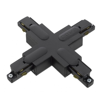 GB38-2 X-koppling Global 1-fas skena mattsvart