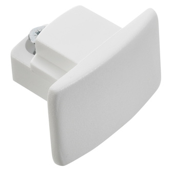 GB41-3 ändavslut Global 1-fas skena mattvit