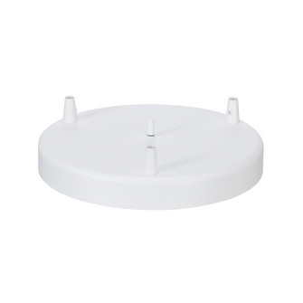 Takrondell för 3 pendlar D330 mattvit