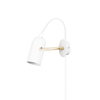 Vägglampa Swan Mini vit