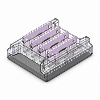 RGB SMD LED to LED connector, 4PIN-10mm PCB