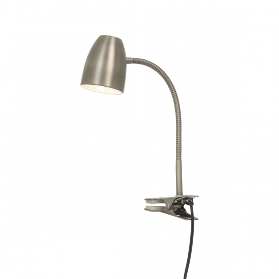 ljusihem.se | SANDNES klämlampa, tenn | Aneta Belysning ljusihem.se | SANDNES klämlampa, svartkrom | Aneta Belysning