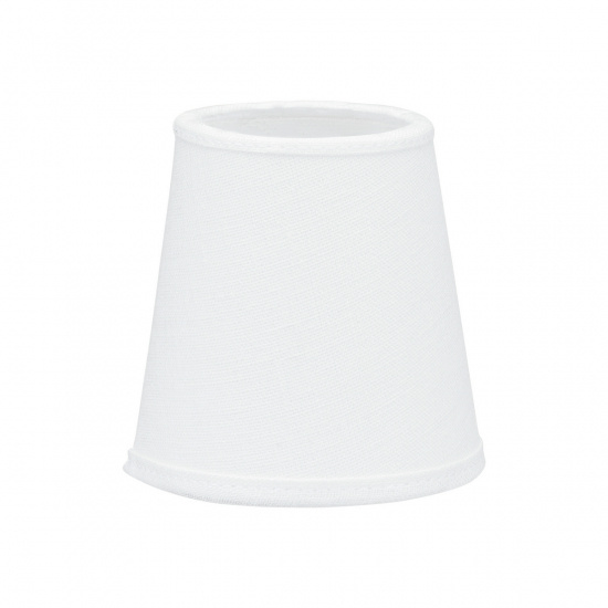 Queen Lampsk�rm, Lin Offwhite 10cm