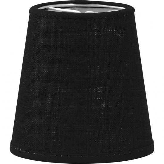 Queen Lampsk�rm, Franza Svart 12cm