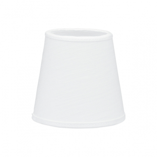 Queen Lampsk�rm, Lin Offwhite 12cm