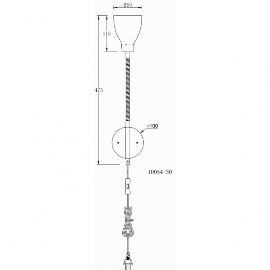 SAREK v�gglampa. st�l
