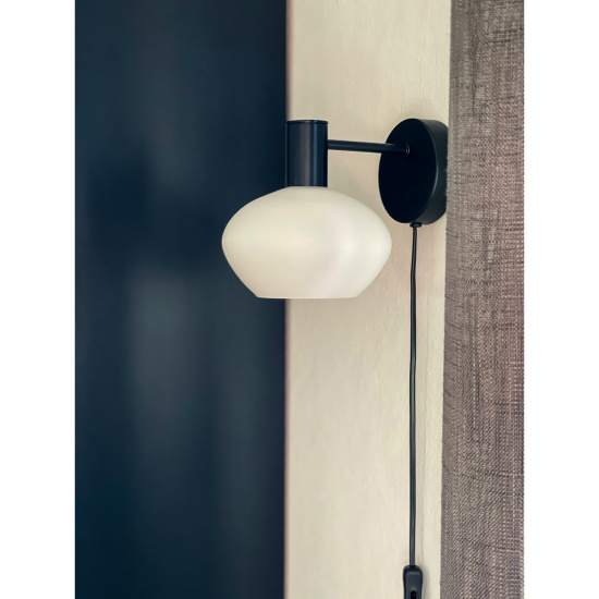 BELL v�gglampa, svart/vit