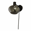 BELL vägglampa, svart/rök BELL vägglampa, svart/rök