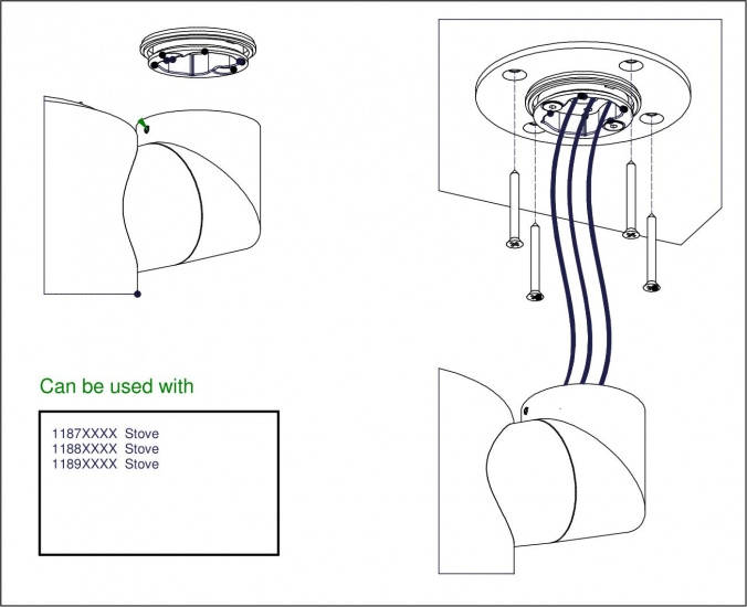 Baseflange 90 White Structure