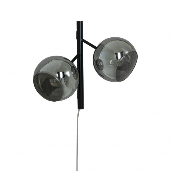 ATOM v�gglampa 2:a, svart/r�k