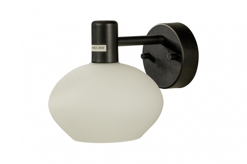 ELBA v�gglampa bad 1:a, svart